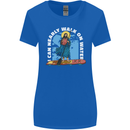 Funny Paddleboarder Jesus Paddleboarding Womens Wider Cut T-Shirt Royal Blue