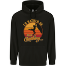 Funny Rock Climbing Climber Childrens Kids Hoodie Black
