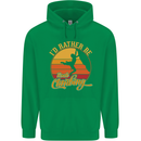 Funny Rock Climbing Climber Childrens Kids Hoodie Irish Green