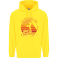 Funny Rock Climbing Climber Childrens Kids Hoodie Yellow