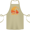 Funny Rock Climbing Climber Cotton Apron 100% Organic Khaki