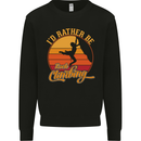 Funny Rock Climbing Climber Kids Sweatshirt Jumper Black