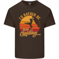 Funny Rock Climbing Climber Kids T-Shirt Childrens Chocolate