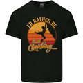 Funny Rock Climbing Climber Mens Cotton T-Shirt Tee Top Black