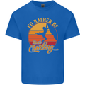 Funny Rock Climbing Climber Mens Cotton T-Shirt Tee Top Royal Blue