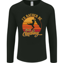 Funny Rock Climbing Climber Mens Long Sleeve T-Shirt Black