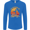 Funny Rock Climbing Climber Mens Long Sleeve T-Shirt Royal Blue