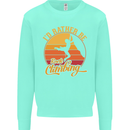 Funny Rock Climbing Climber Mens Sweatshirt Jumper Peppermint