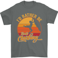 Funny Rock Climbing Climber Mens T-Shirt Cotton Gildan Charcoal
