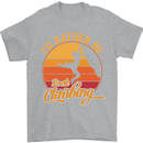 Funny Rock Climbing Climber Mens T-Shirt Cotton Gildan Sports Grey