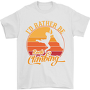Funny Rock Climbing Climber Mens T-Shirt Cotton Gildan White