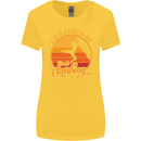 Funny Rock Climbing Climber Womens Wider Cut T-Shirt Yellow