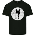 Funny Rock n Roll Salute Rabbit Silhouette Kids T-Shirt Childrens Black