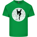Funny Rock n Roll Salute Rabbit Silhouette Kids T-Shirt Childrens Irish Green