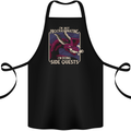 Funny Role Playing Games RPG Side Quests Cotton Apron 100% Organic Black