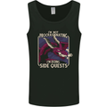 Funny Role Playing Games RPG Side Quests Mens Vest Tank Top Black