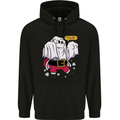 Funny Santa Ghost Christmas Halloween Childrens Kids Hoodie Black