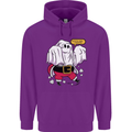 Funny Santa Ghost Christmas Halloween Childrens Kids Hoodie Purple