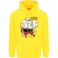Funny Santa Ghost Christmas Halloween Childrens Kids Hoodie Yellow