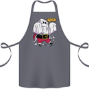 Funny Santa Ghost Christmas Halloween Cotton Apron 100% Organic Steel