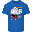 Funny Santa Ghost Christmas Halloween Kids T-Shirt Childrens Royal Blue