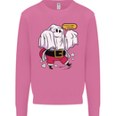 Funny Santa Ghost Christmas Halloween Mens Sweatshirt Jumper Azalea