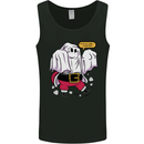 Funny Santa Ghost Christmas Halloween Mens Vest Tank Top Black