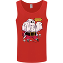 Funny Santa Ghost Christmas Halloween Mens Vest Tank Top Red