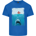 Funny Shark Parody Scuba Diving Fishing Kids T-Shirt Childrens Royal Blue