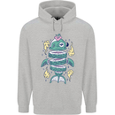 Funny Sliced Sushi Fish Fishing Fisherman Childrens Kids Hoodie Sports Grey