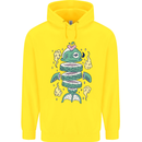 Funny Sliced Sushi Fish Fishing Fisherman Childrens Kids Hoodie Yellow