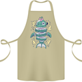 Funny Sliced Sushi Fish Fishing Fisherman Cotton Apron 100% Organic Khaki
