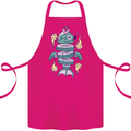Funny Sliced Sushi Fish Fishing Fisherman Cotton Apron 100% Organic Pink