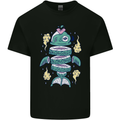Funny Sliced Sushi Fish Fishing Fisherman Kids T-Shirt Childrens Black