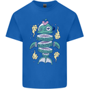 Funny Sliced Sushi Fish Fishing Fisherman Kids T-Shirt Childrens Royal Blue