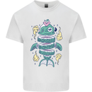Funny Sliced Sushi Fish Fishing Fisherman Mens Cotton T-Shirt Tee Top White
