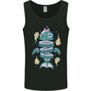 Funny Sliced Sushi Fish Fishing Fisherman Mens Vest Tank Top Black