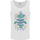 Funny Sliced Sushi Fish Fishing Fisherman Mens Vest Tank Top White