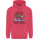 Funny Sloth Yoga Childrens Kids Hoodie Heliconia