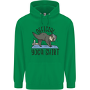 Funny Sloth Yoga Childrens Kids Hoodie Irish Green