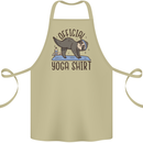 Funny Sloth Yoga Cotton Apron 100% Organic Khaki