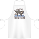 Funny Sloth Yoga Cotton Apron 100% Organic White