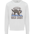 Funny Sloth Yoga Kids Sweatshirt Jumper White