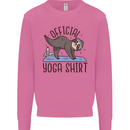 Funny Sloth Yoga Mens Sweatshirt Jumper Azalea