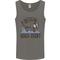 Funny Sloth Yoga Mens Vest Tank Top Charcoal