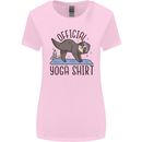 Funny Sloth Yoga Womens Wider Cut T-Shirt Light Pink