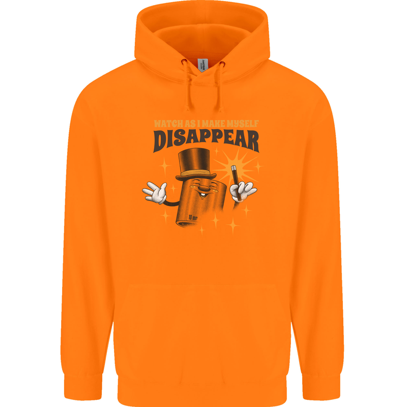 Funny Socket Mechanic DIY Tradesman Tools Childrens Kids Hoodie Orange