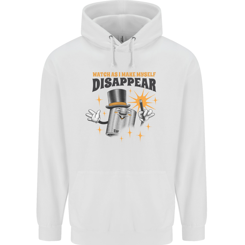 Funny Socket Mechanic DIY Tradesman Tools Childrens Kids Hoodie White