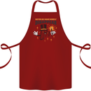 Funny Socket Mechanic DIY Tradesman Tools Cotton Apron 100% Organic Maroon