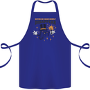 Funny Socket Mechanic DIY Tradesman Tools Cotton Apron 100% Organic Royal Blue